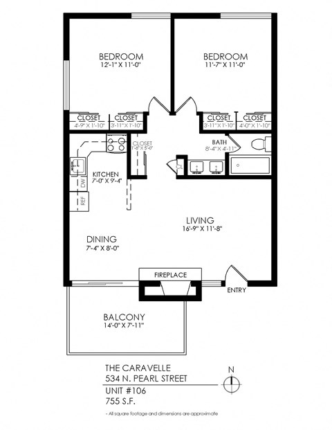a floor plan of a house with an open floor plan